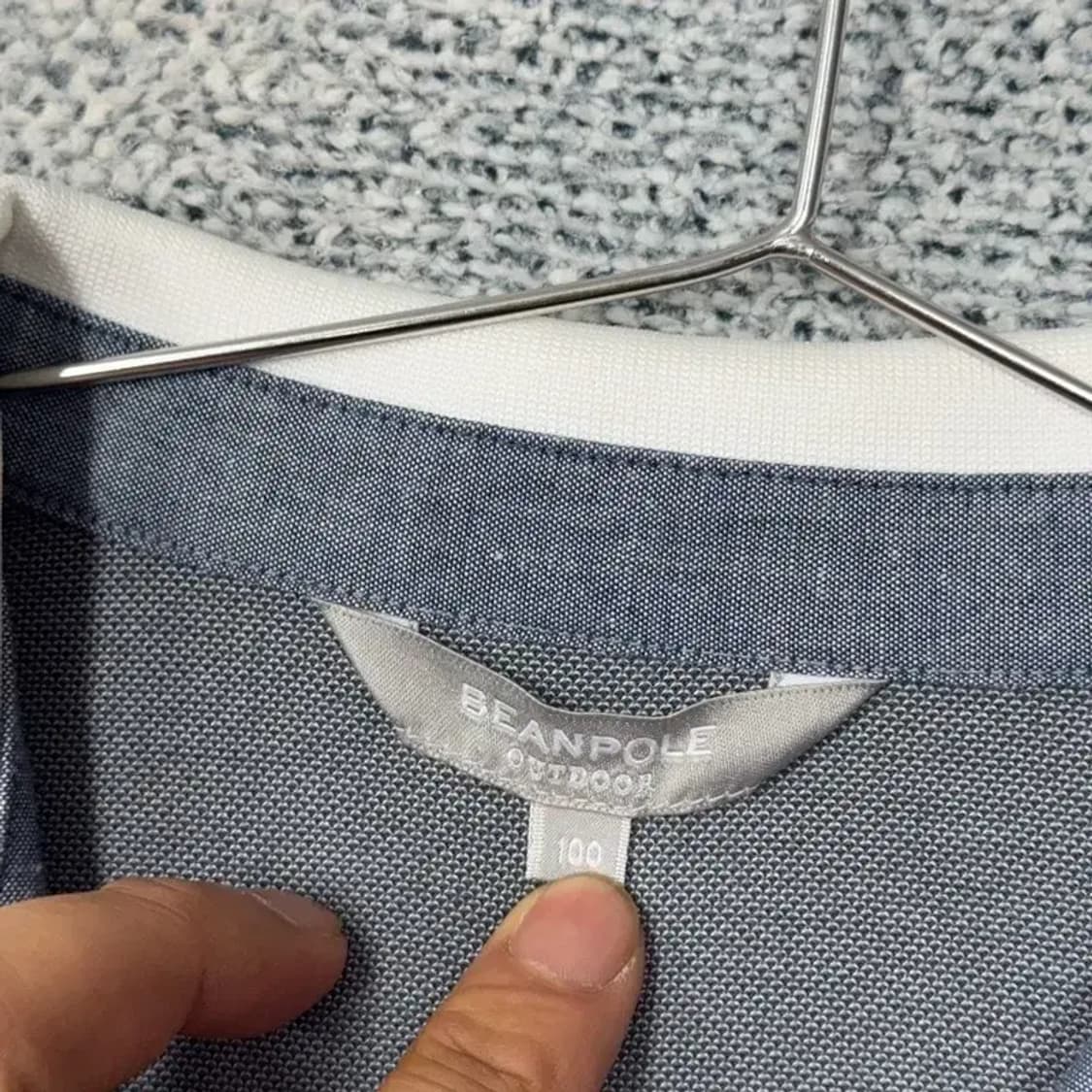 빈폴 핑크 로고 기능성 남성 반팔 카라티 100 상품이미지5