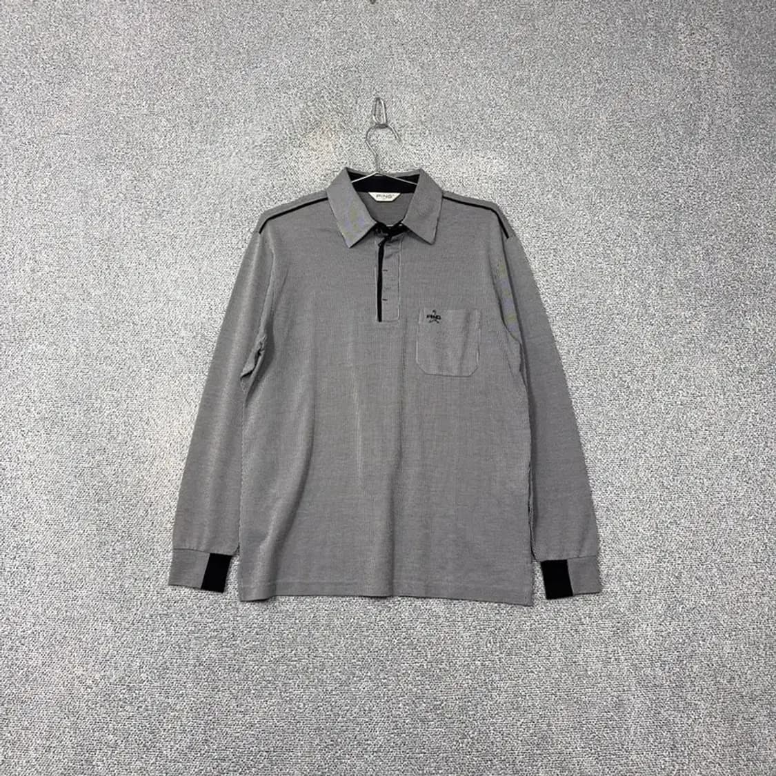 핑 라이트 그레이 골프 기능성 긴팔 카라티 95 상품이미지1