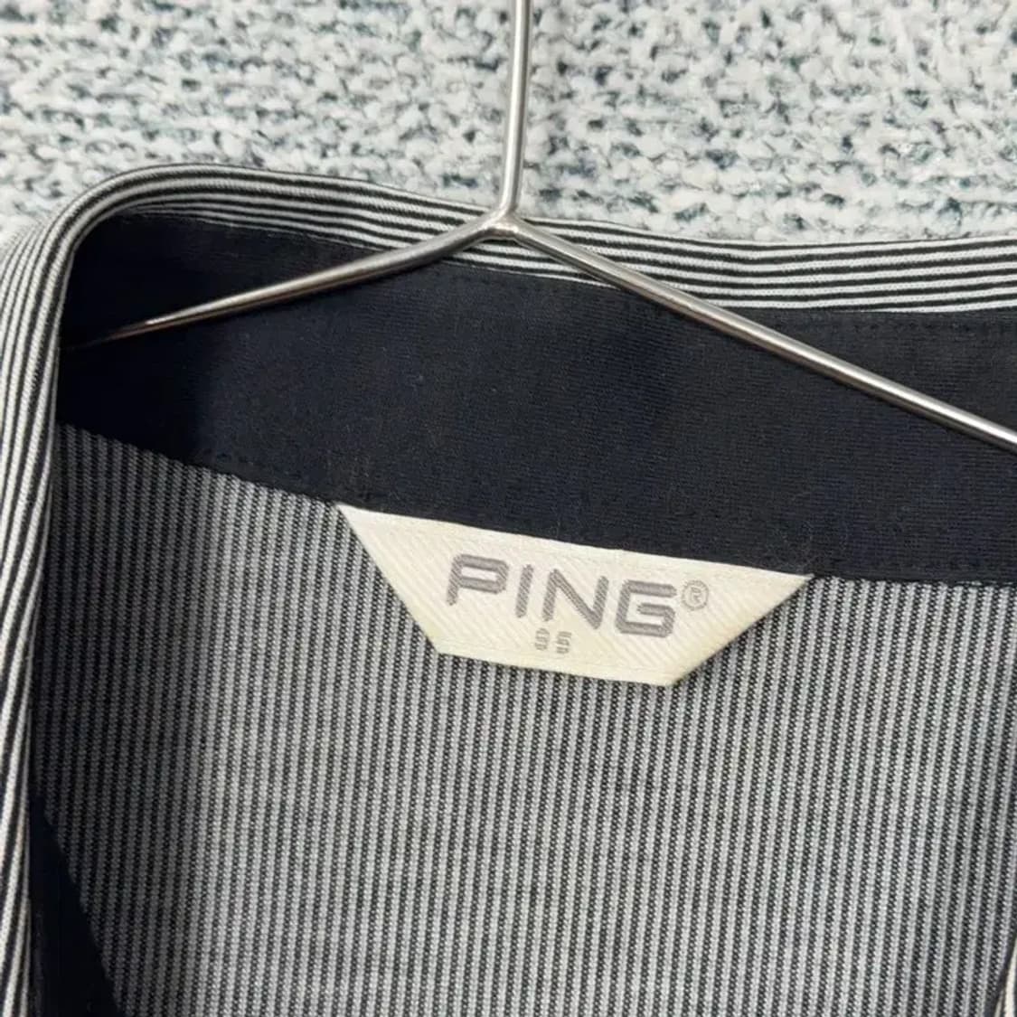 핑 라이트 그레이 골프 기능성 긴팔 카라티 95 상품이미지3