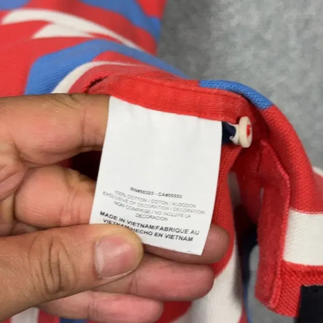 나이키 스트라이프 레드 로고 반팔 카라티 L 상품이미지6