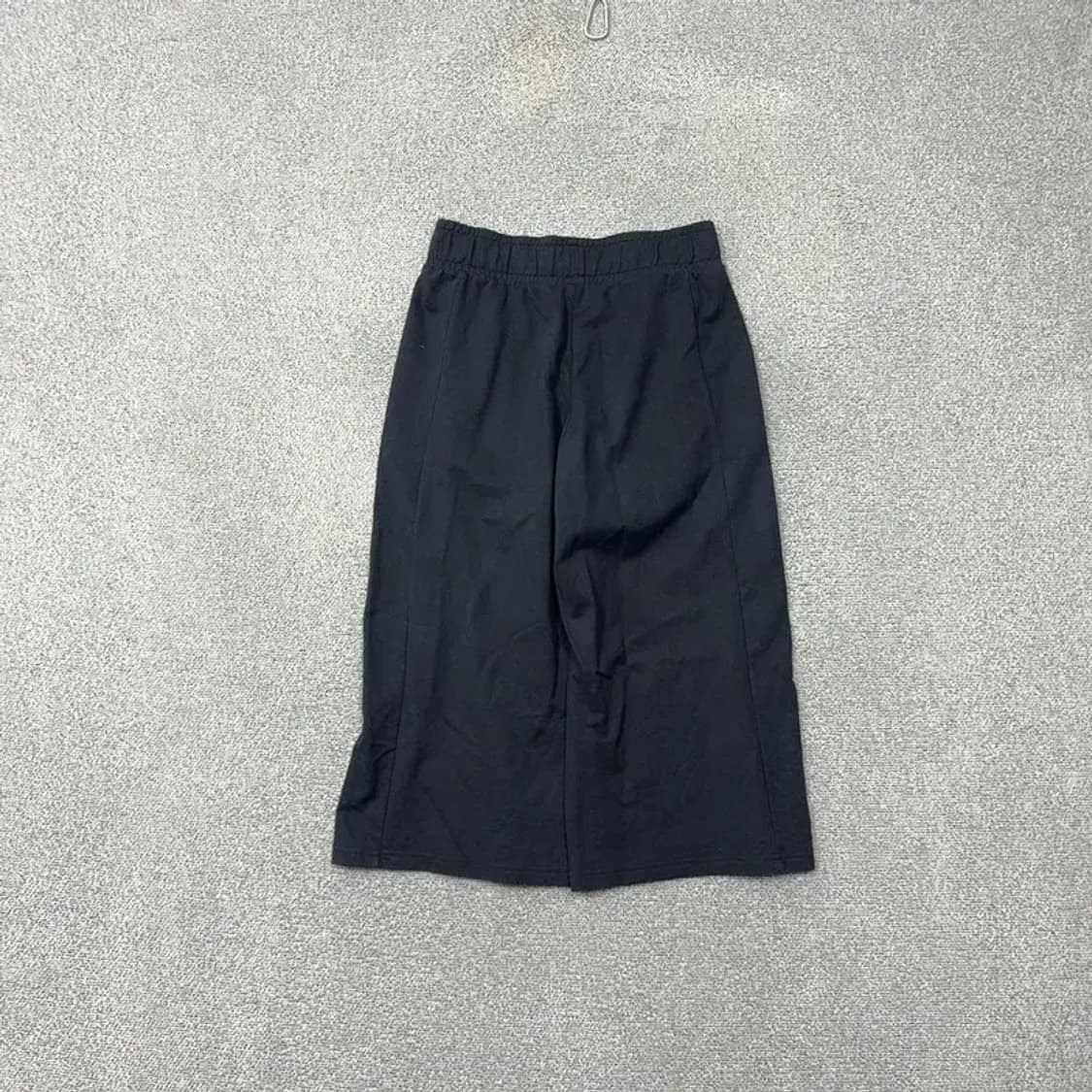 푸마 빈티지 블랙 로고 검도 7부 와이드 팬츠 S 상품이미지2