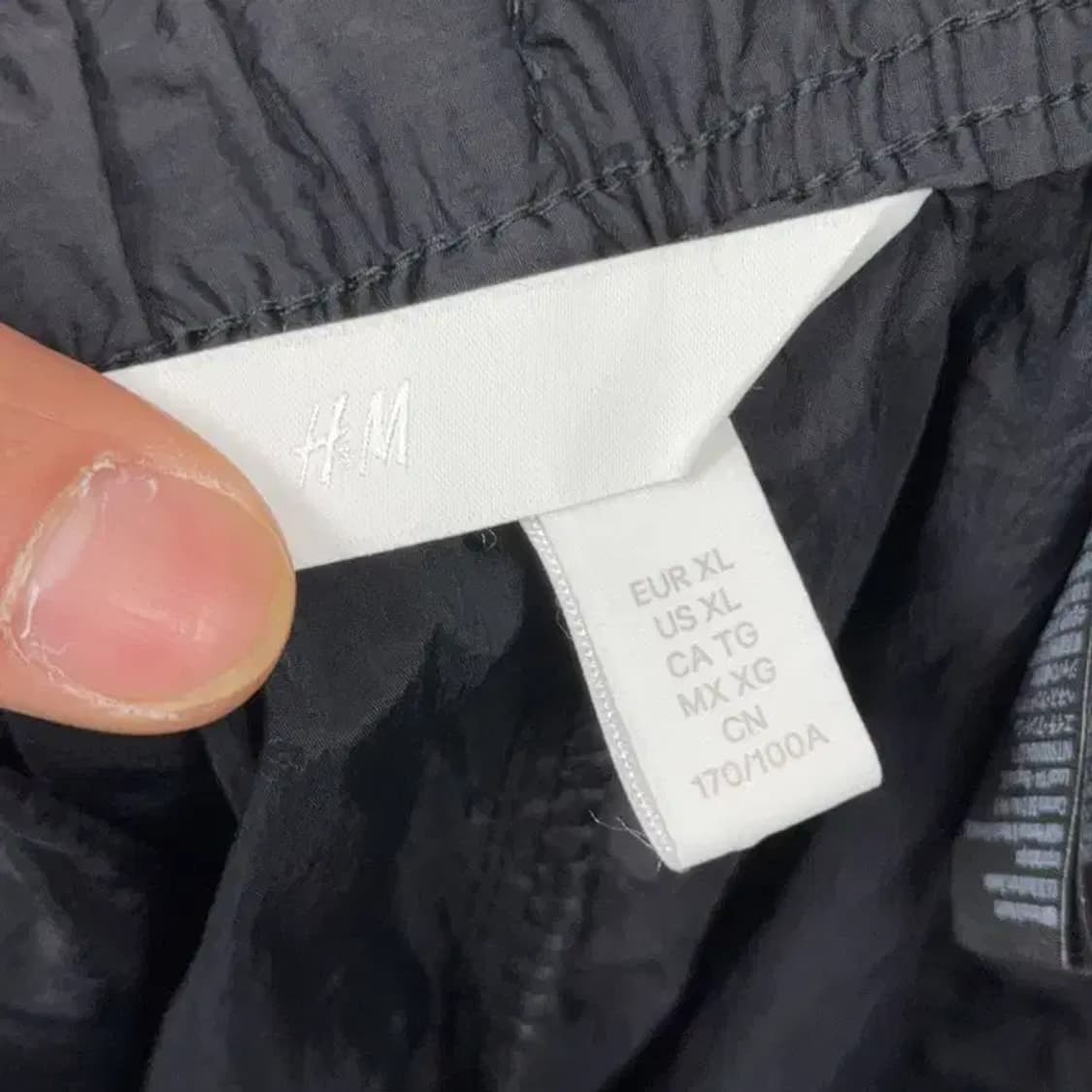 에이치엔앰 블랙 나일론 반바지 XL 상품이미지5