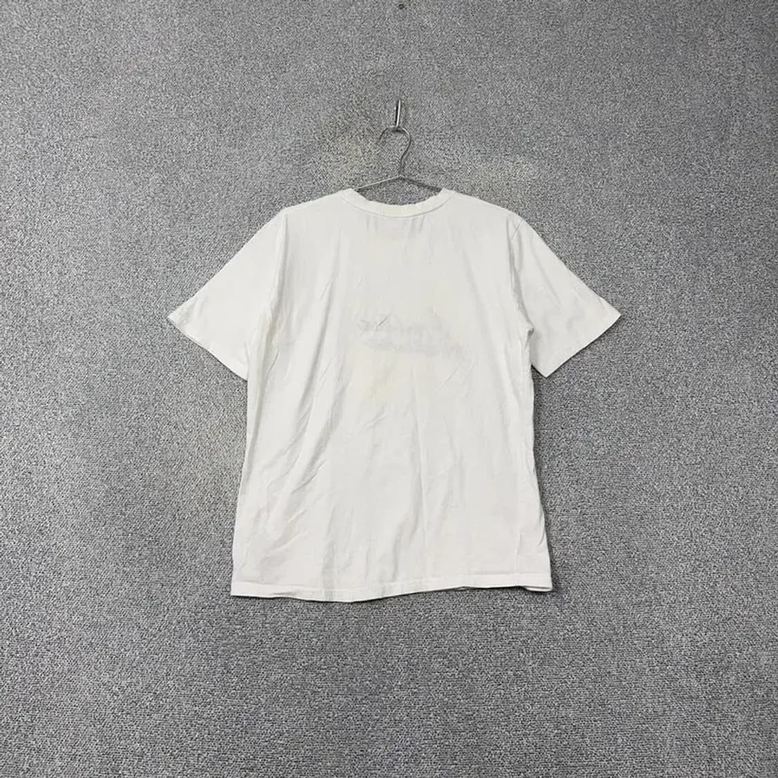 앰블러 빈티지 프린팅 화이트 반팔 티 LARGE 상품이미지2