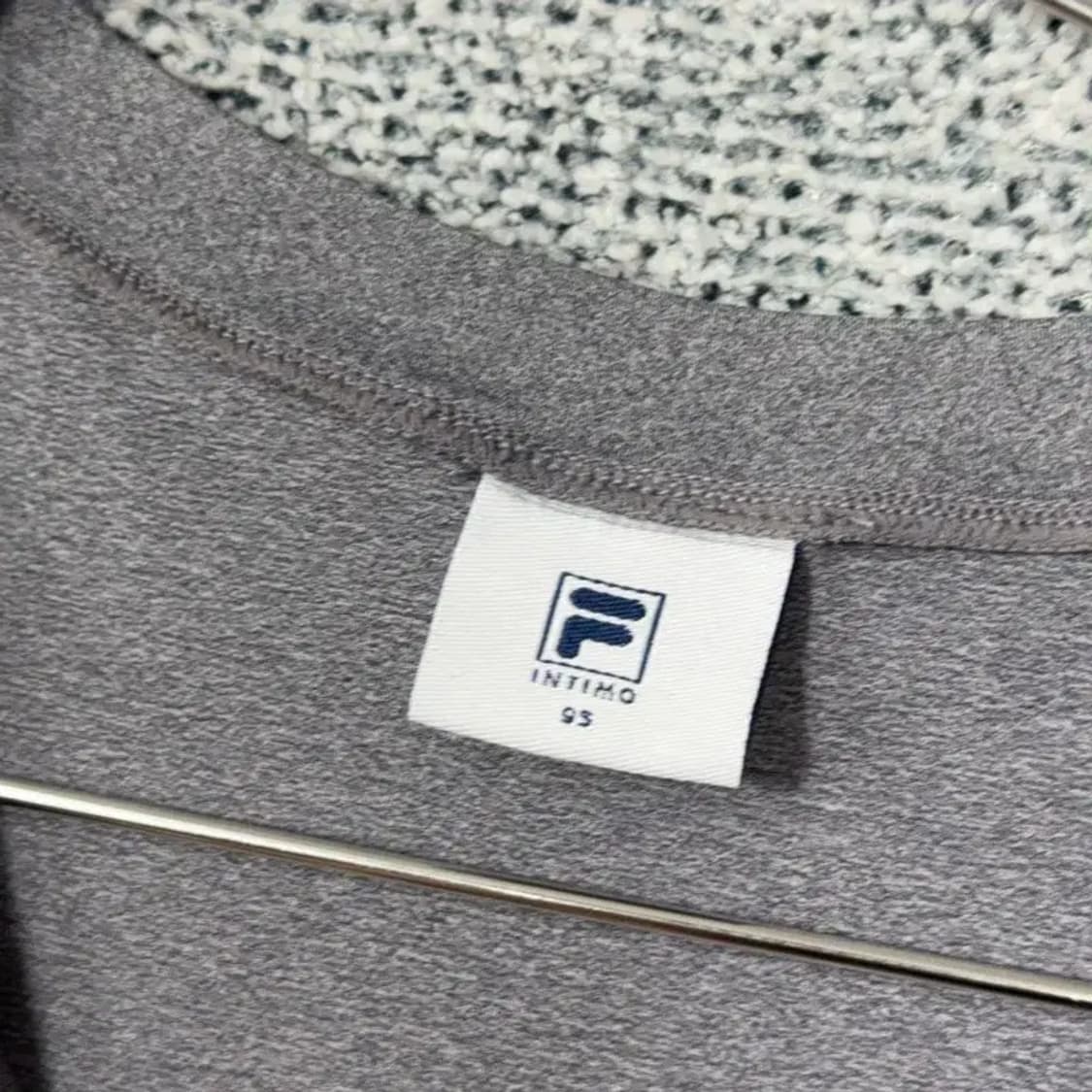 휠라 그레이 기능성 운동 반팔 티 95 상품이미지3