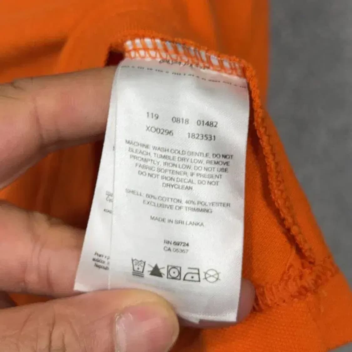 콜롬비아 오렌지 기능성 반팔 카라티 S/P 상품이미지4