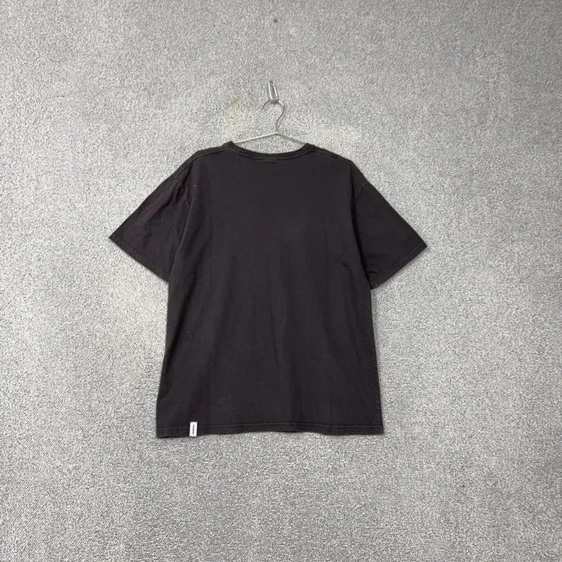 마하그리드 프린팅 블랙 반팔 티 M 상품이미지2