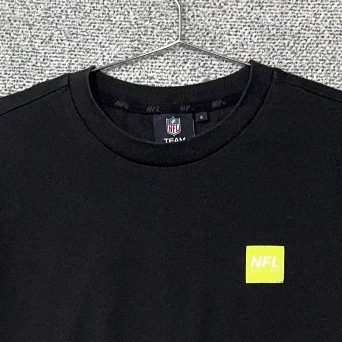 NFL 로고 블랙 남자 반팔티 S 상품이미지3