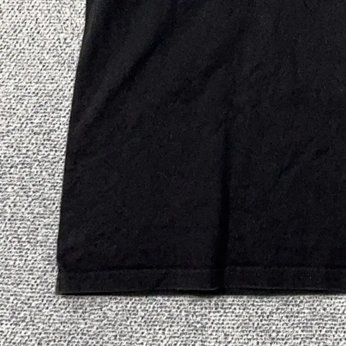 커버낫 프린팅 블랙 반팔 티 XXL 상품이미지3