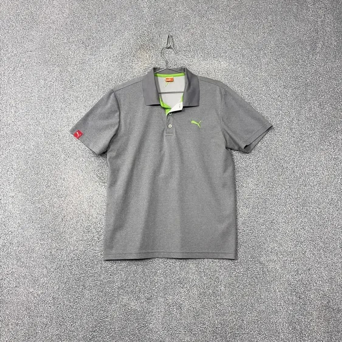 푸마 라이트 그레이 기능성 반팔 카라티 L 상품이미지1
