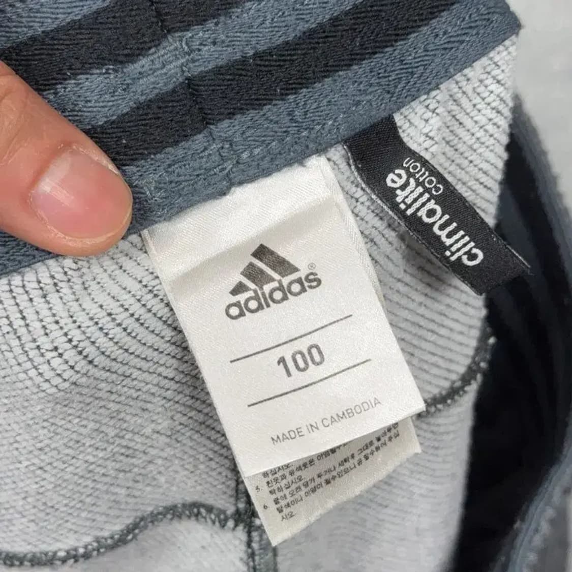 아디다스 그레이 기능성 5부 조거팬츠 100 상품이미지5