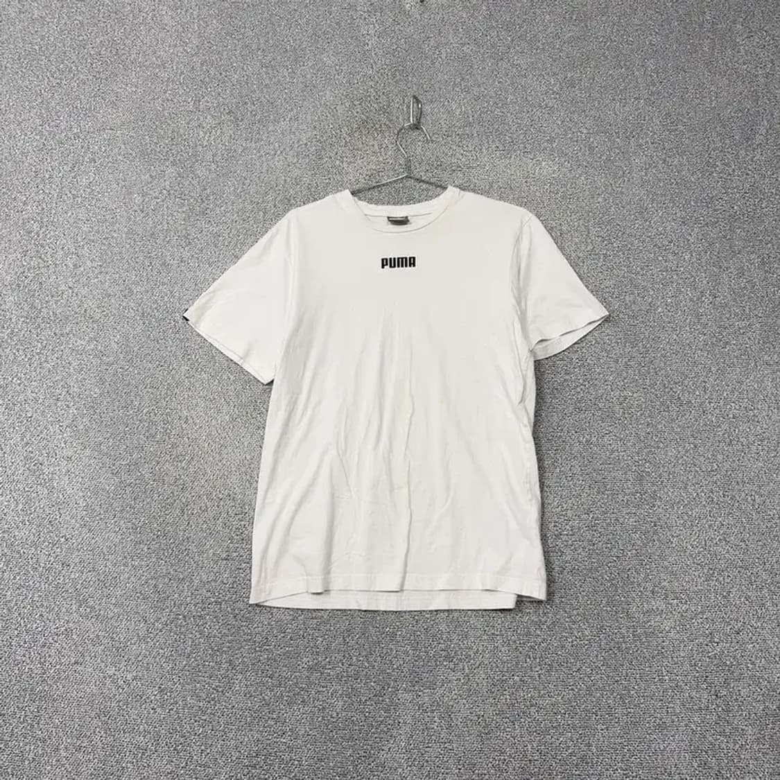 푸마 프린팅 화이트 반팔 티 L 상품이미지1