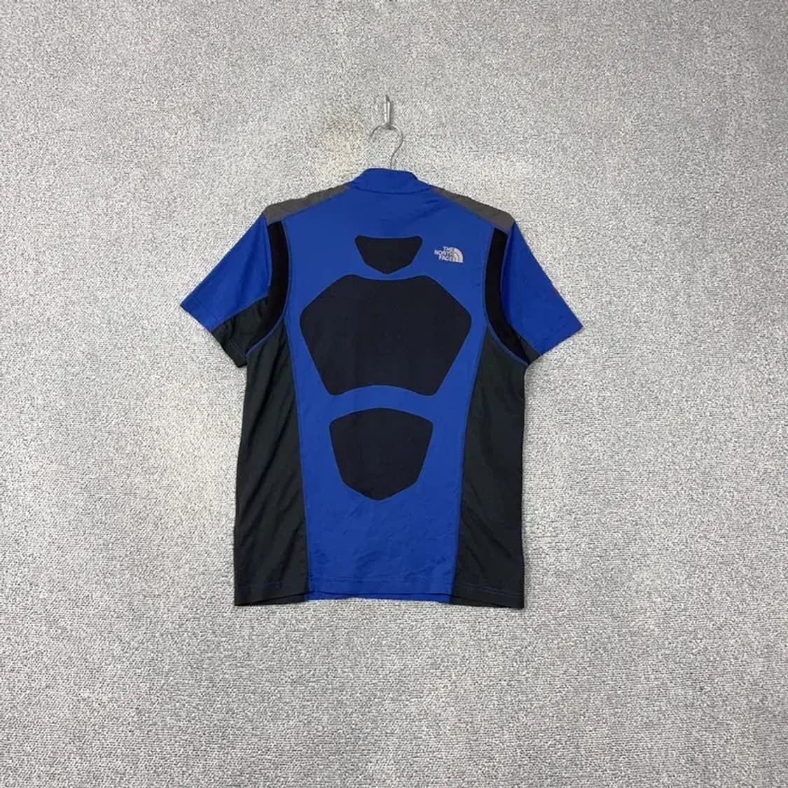 노스페이스 블루 기능성 반집업 반팔 티 M/M 상품이미지2
