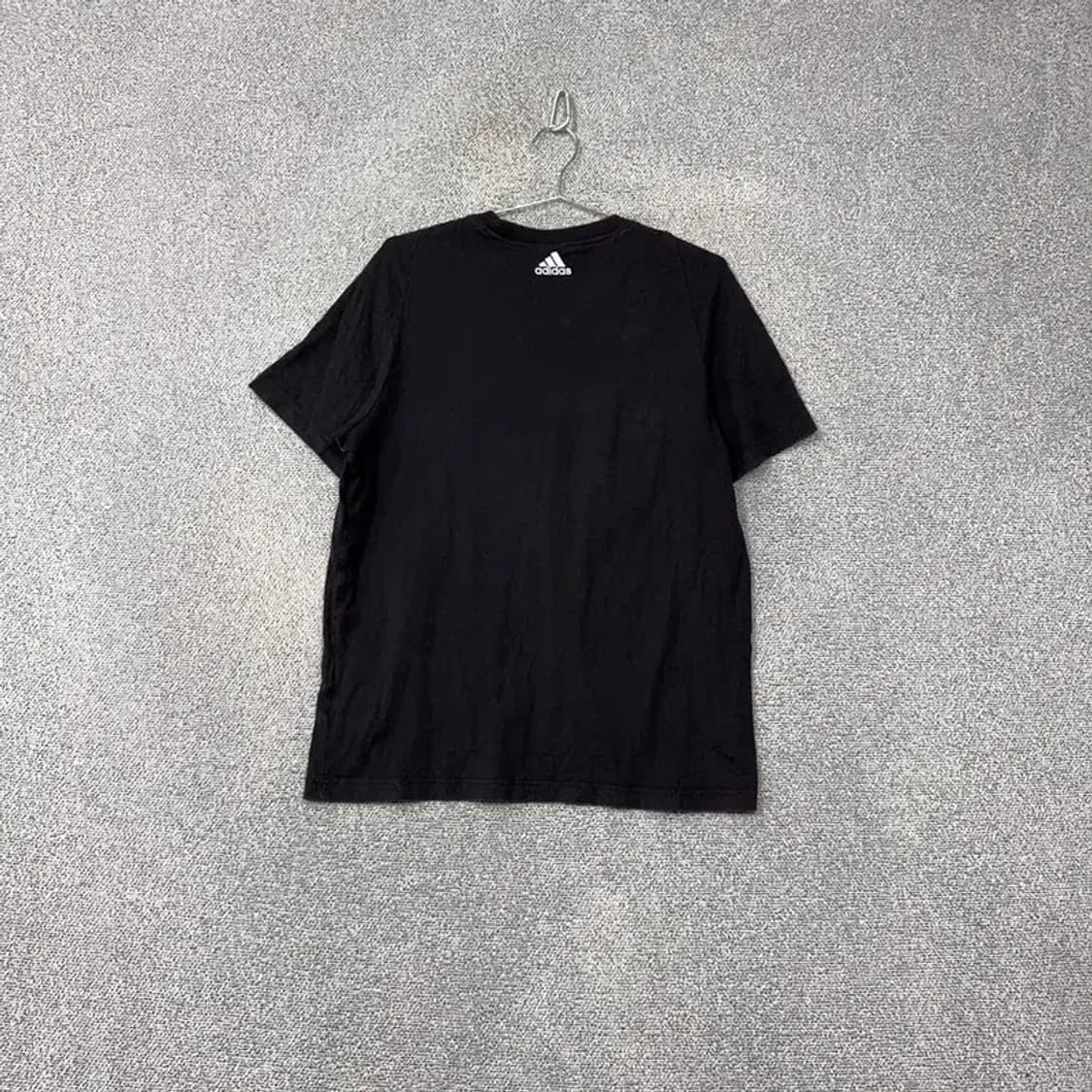 아디다스 프린팅 블랙 반팔 티 XL 상품이미지2