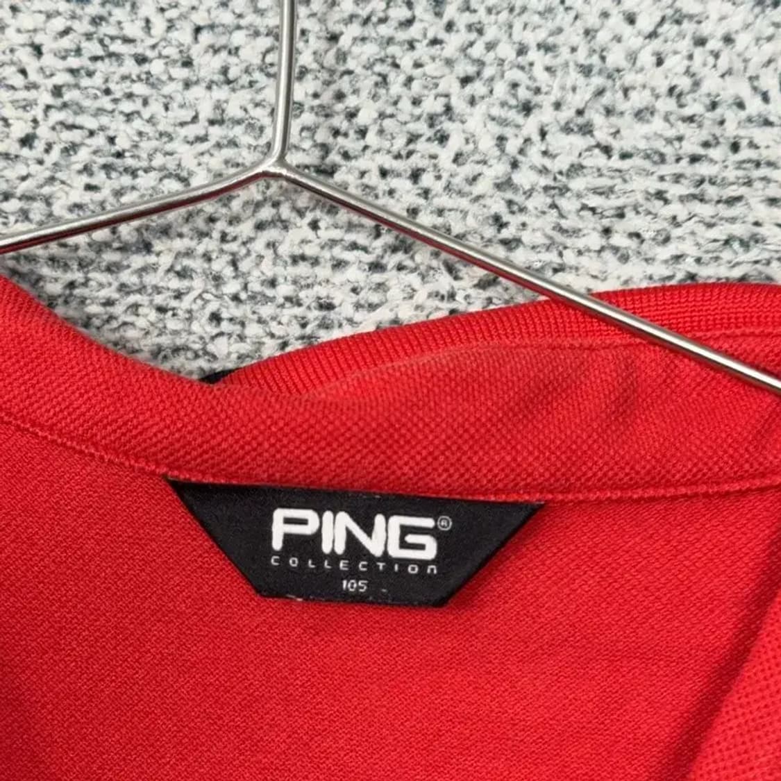 핑 레드 골프 기능성 반팔 카라티 105 상품이미지3