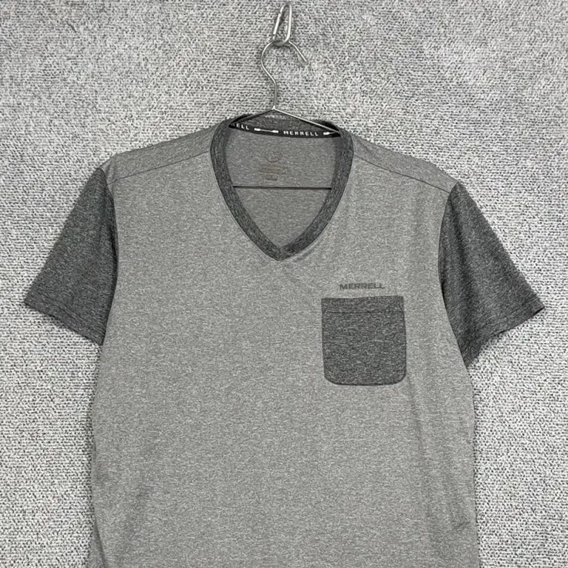 머렐 기능성 라이트 그레이 반팔 티 M 상품이미지3