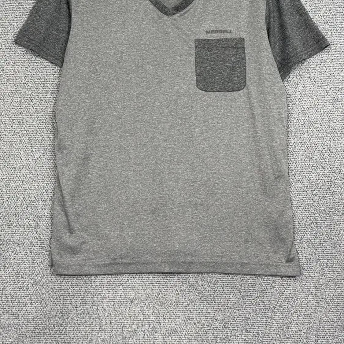 머렐 기능성 라이트 그레이 반팔 티 M 상품이미지4
