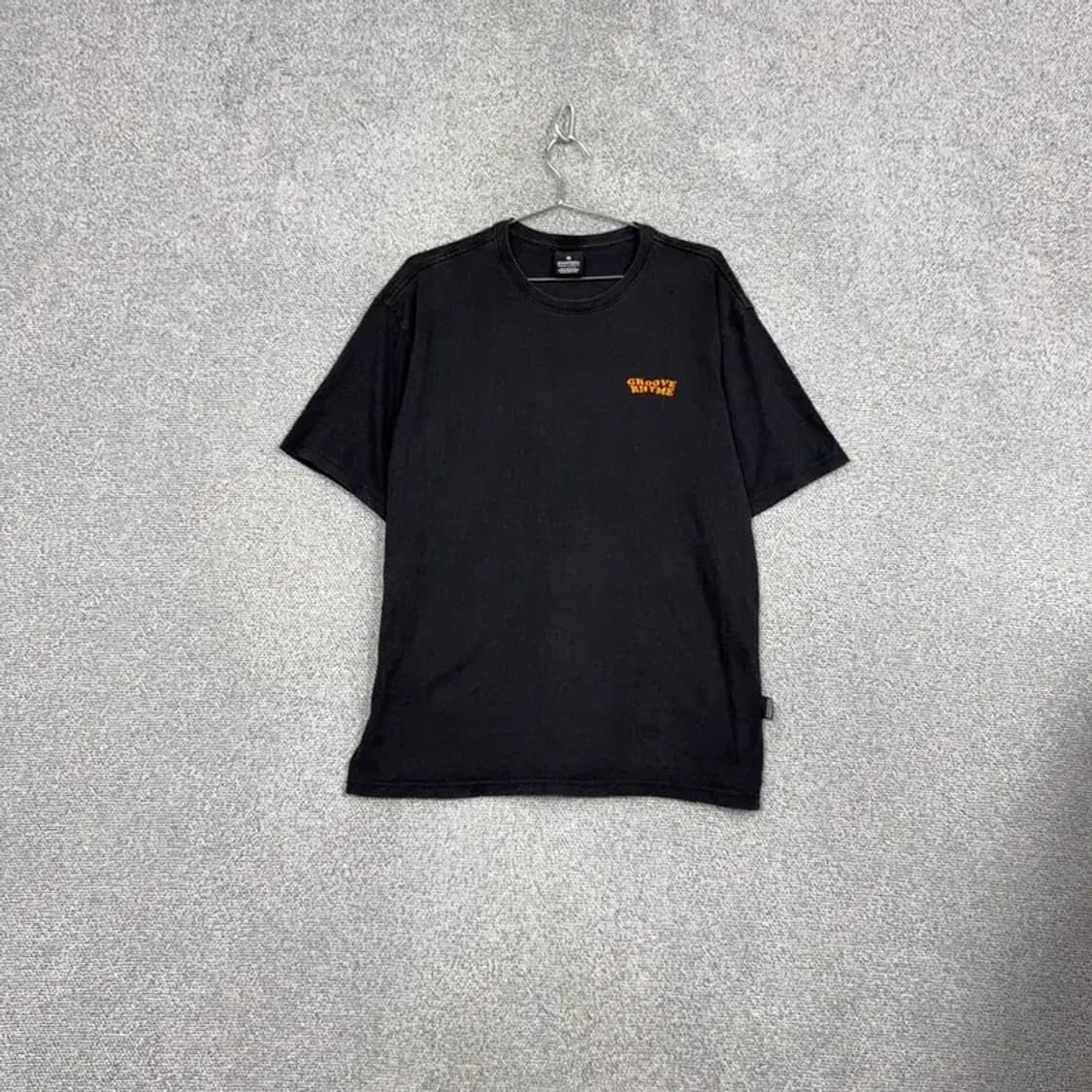 그루브라임 로고 블랙 반팔 티 M 상품이미지1