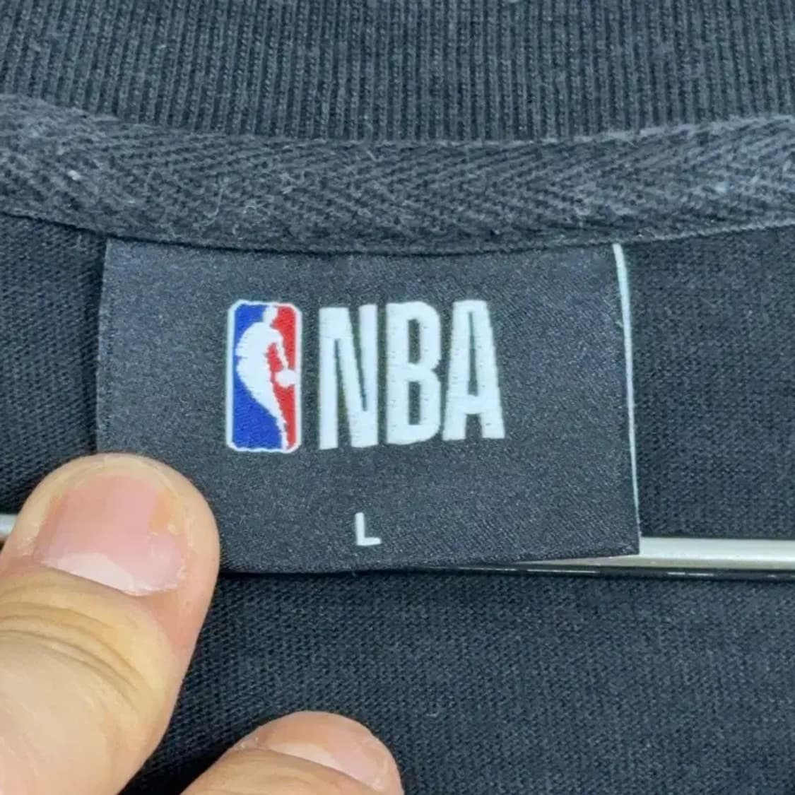 엔비에이 시카고 스 프린팅 블랙 반팔 티 L 상품이미지3