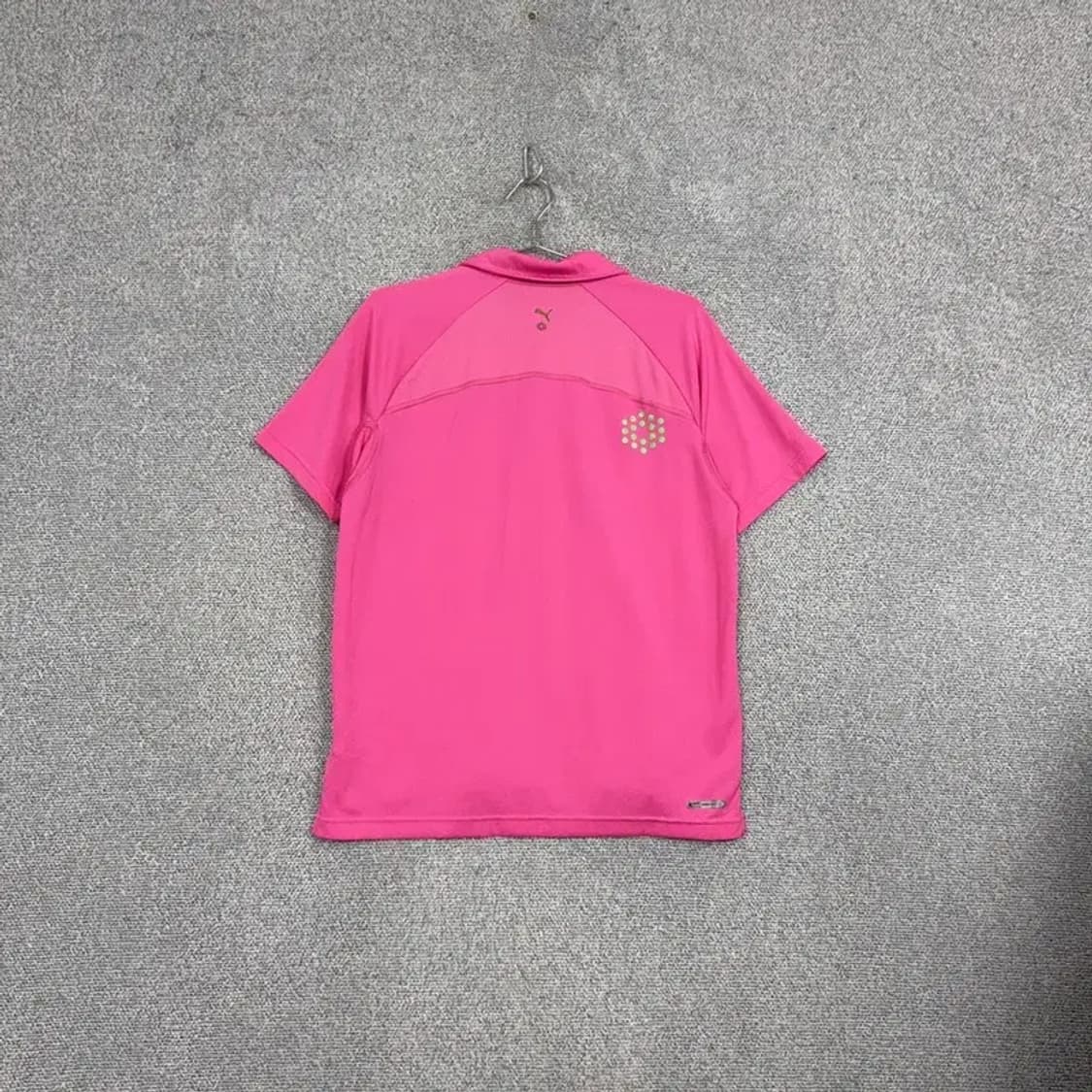 푸마 핑크 남성 기능성 반팔 카라티 XL 상품이미지2
