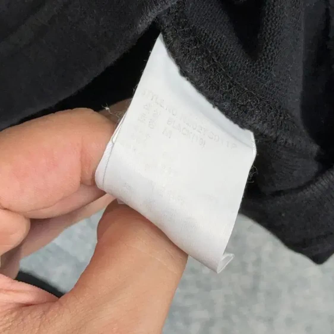 엔비에이 스펠 로고 블랙 반팔 티 M 상품이미지4