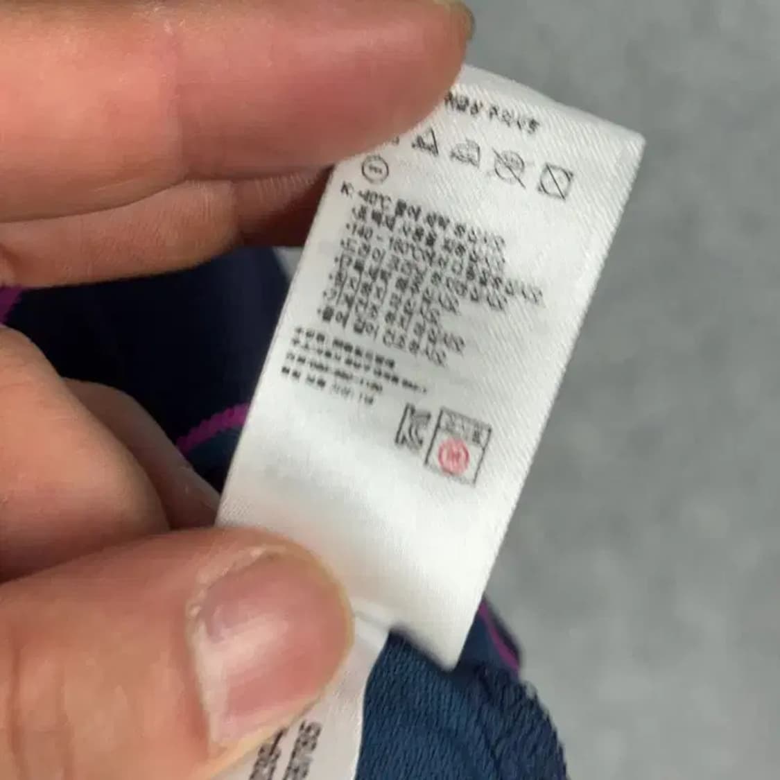 라코스테 스트라이프 네이비 반팔 카라 원피스 90 상품이미지7