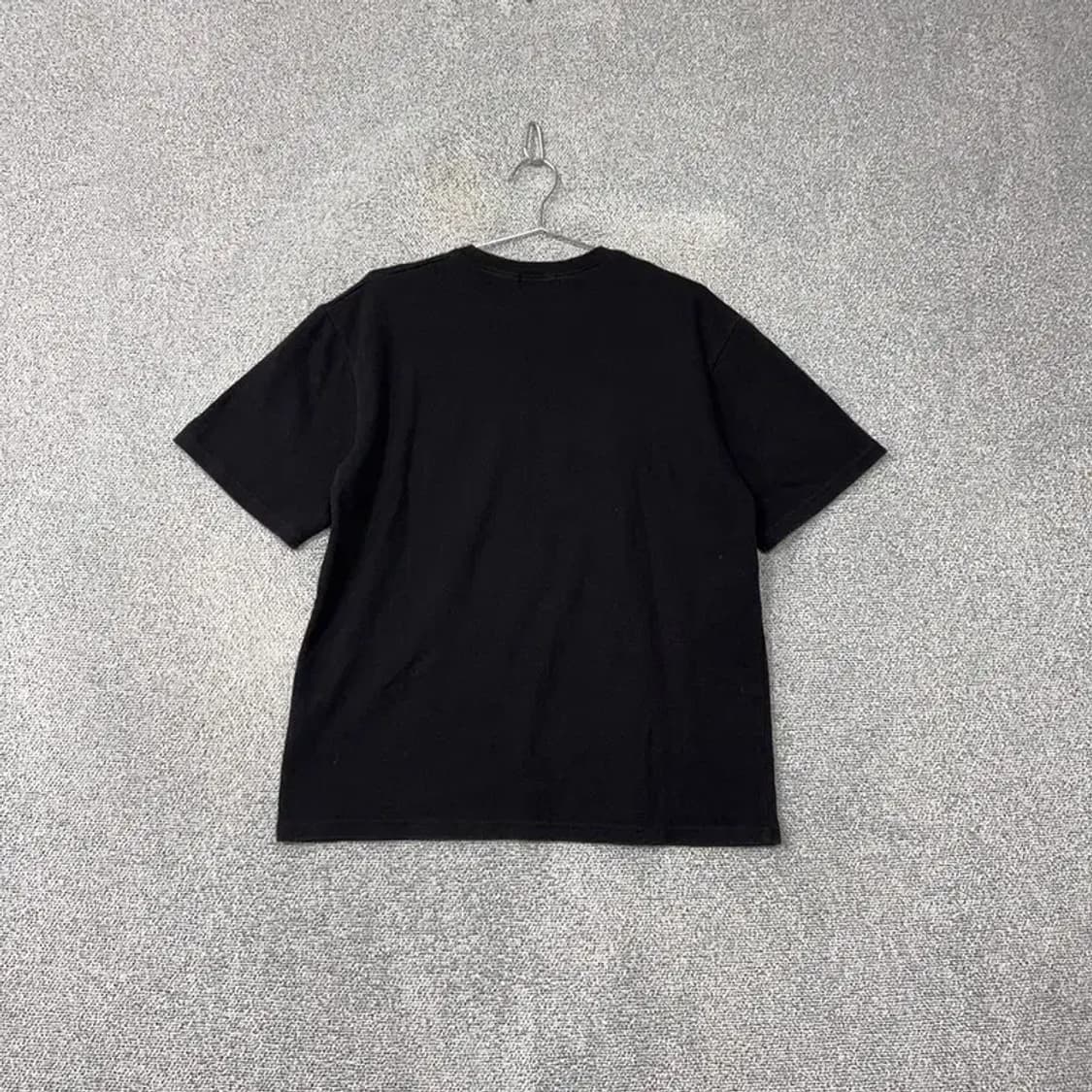 무아무아 프린팅 블랙 반팔 티 F 상품이미지2