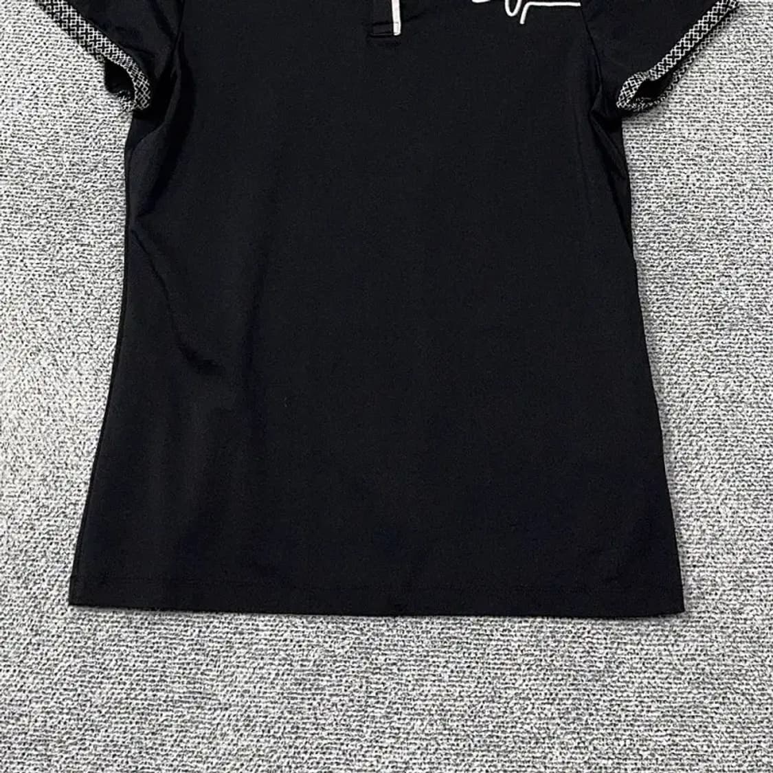 까스텔바작 블랙 골프 기능성 반팔 카라티 95 상품이미지4