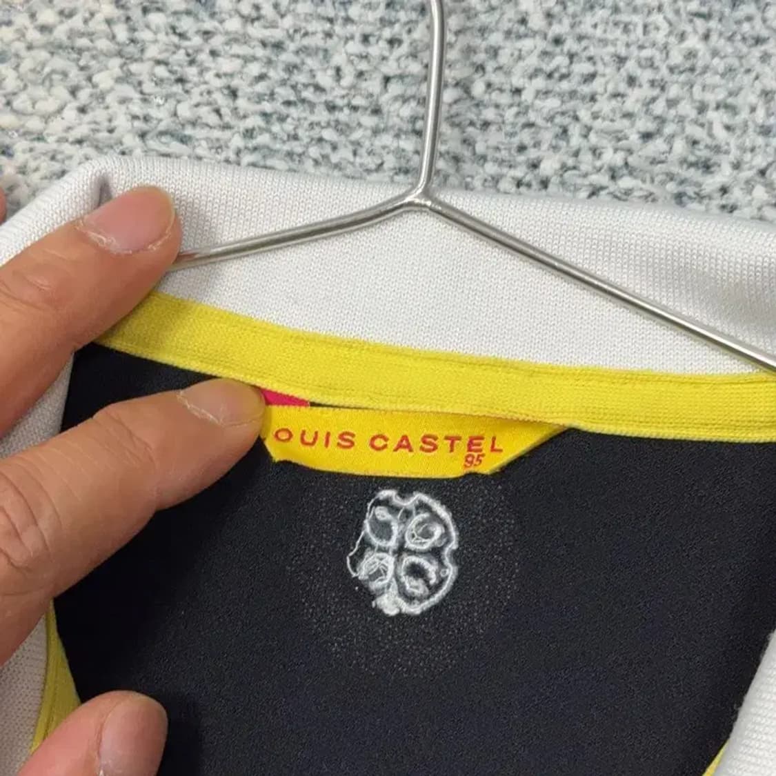 까스텔바작 블랙 골프 기능성 반팔 카라티 95 상품이미지5