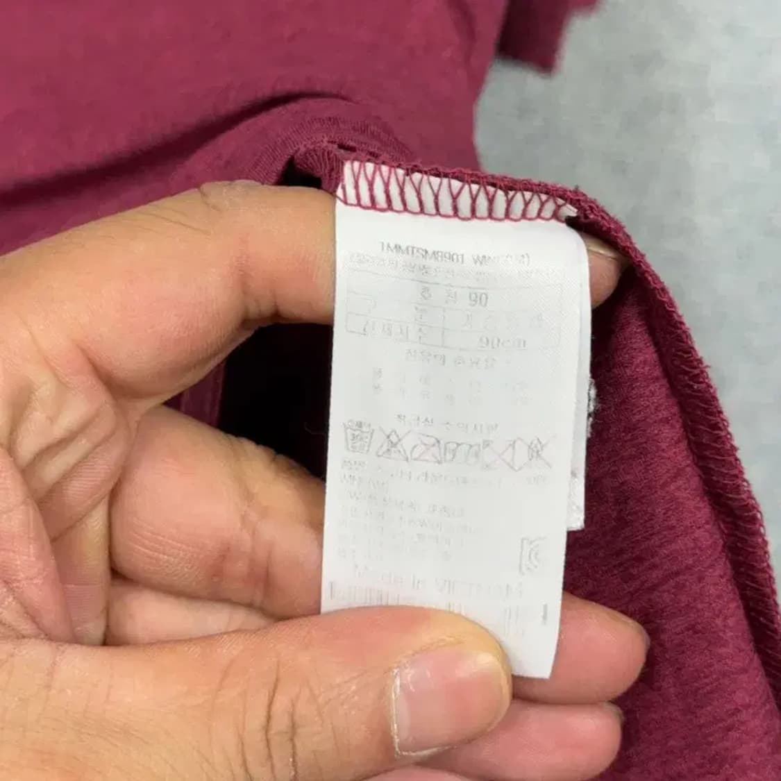 마모트 버건디 기능성 반팔티 90 상품이미지4