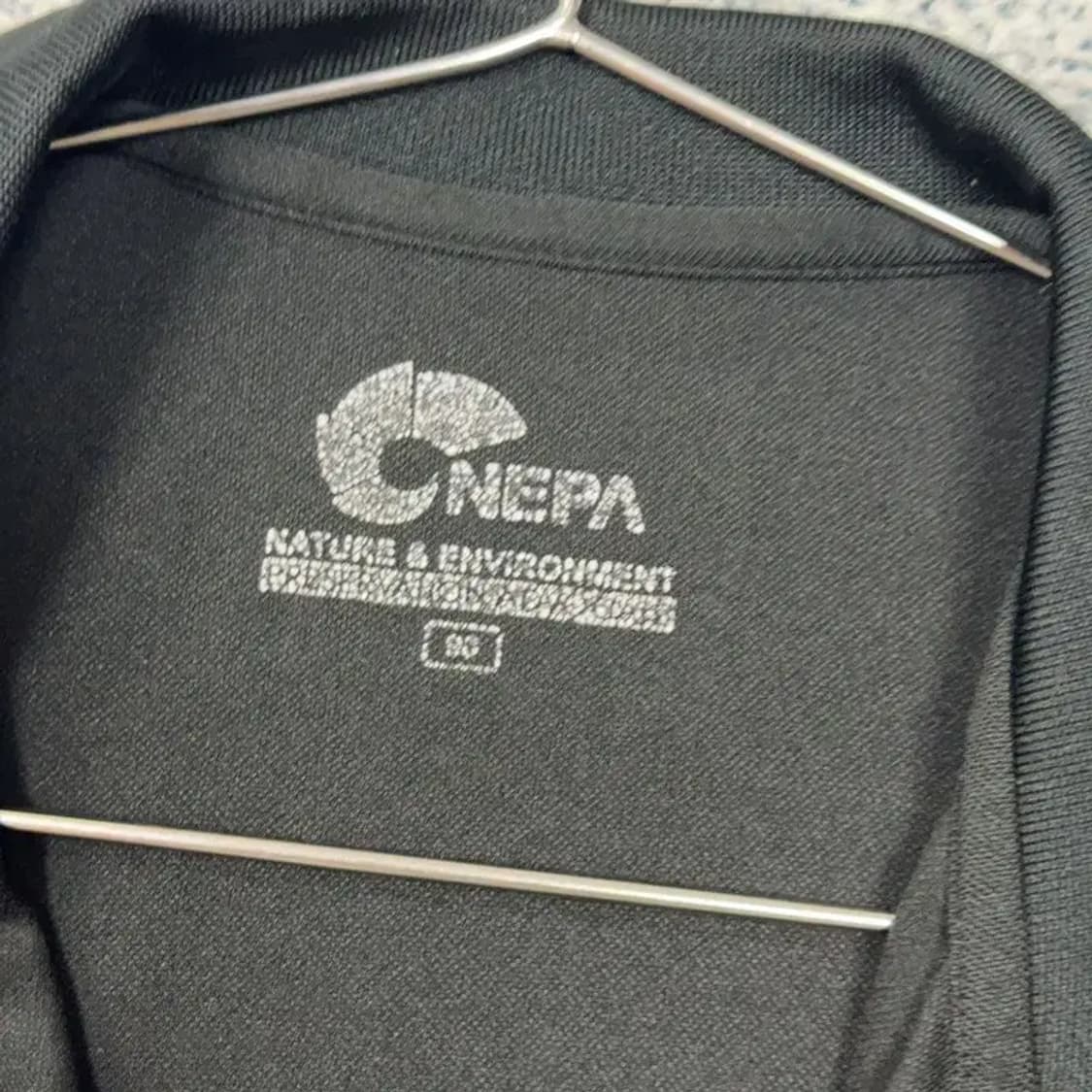 네파 블랙 로고 기능성 반팔 카라티 90 상품이미지3