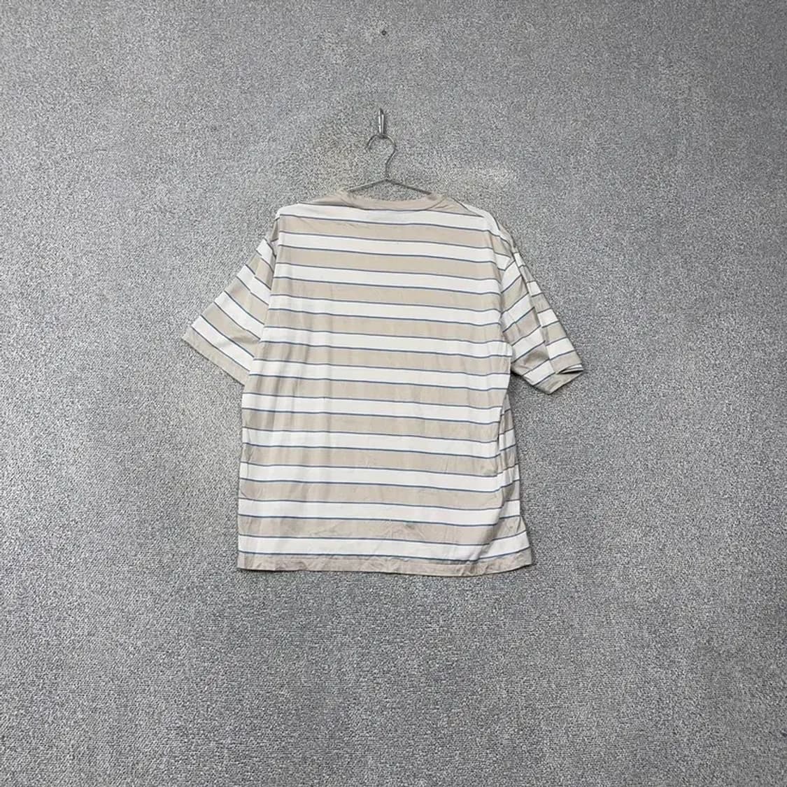 DKNY 스트라이프 베이지 반팔 티 M 상품이미지2