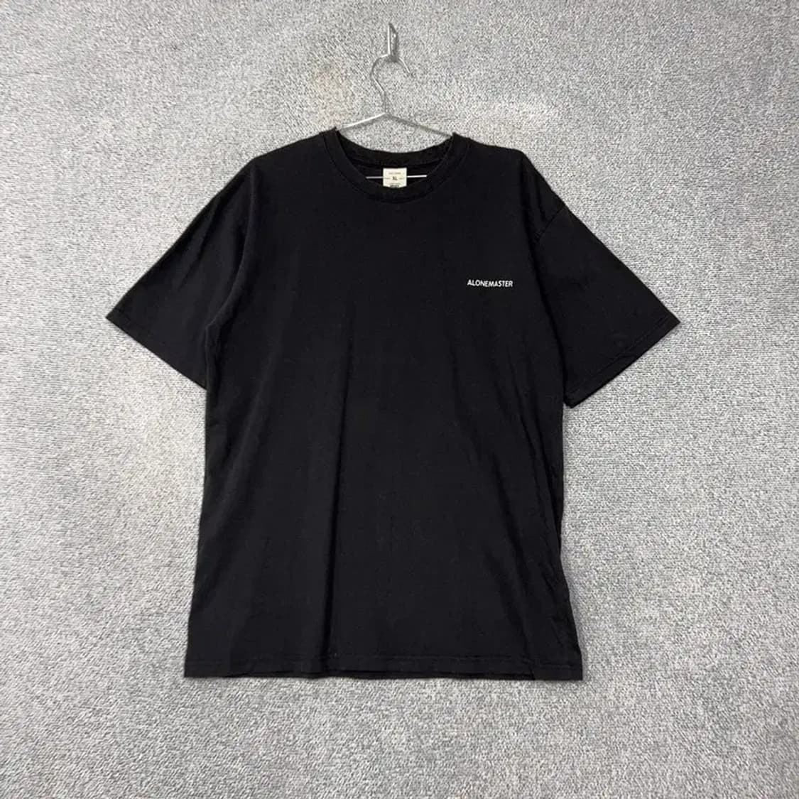 FP142 블랙 로고 반팔티 XL 상품이미지1