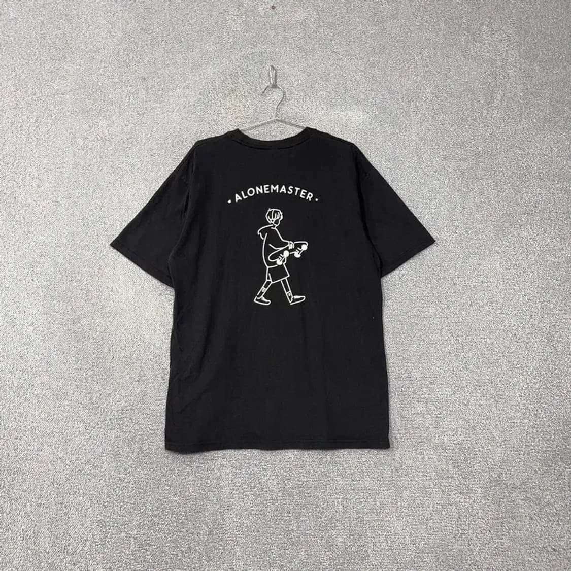 FP142 블랙 로고 반팔티 XL 상품이미지2