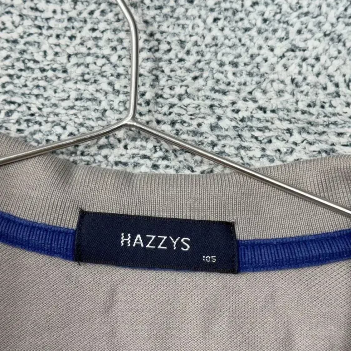 해지스 라이트 그레이 빅로고 반팔 카라티 105 상품이미지3