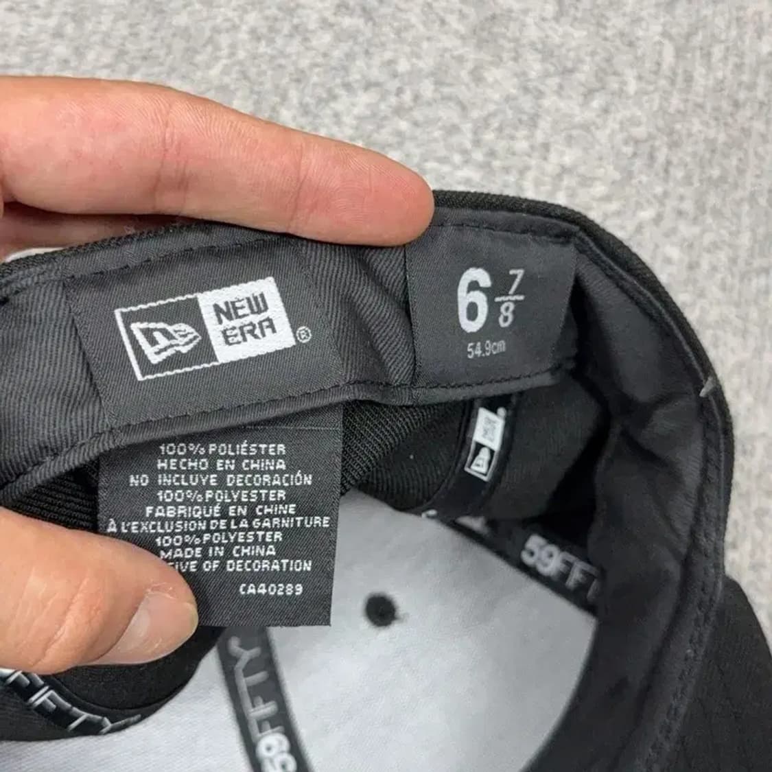 뉴에라 블랙 스냅백 6 7/8 상품이미지6