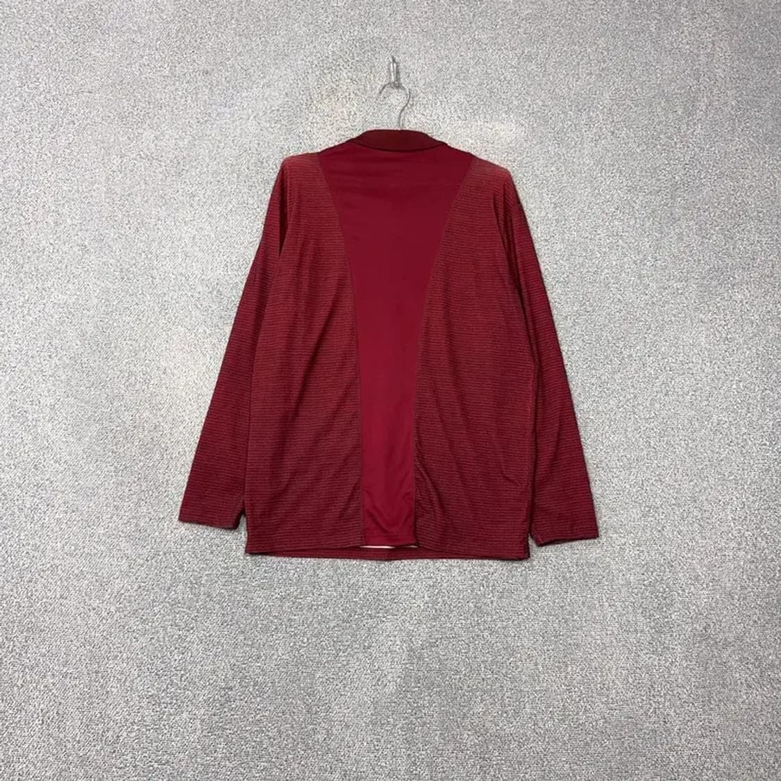 노스페이스 스트라이프 버건디 긴팔 카라티 L/100 상품이미지2