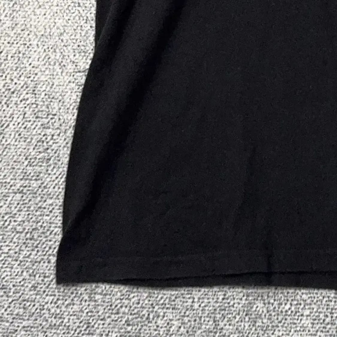 플루크 블랙 로고 프린팅 박스핏 반팔 티 L 상품이미지4