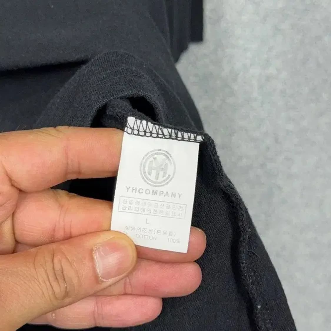 플루크 블랙 로고 프린팅 박스핏 반팔 티 L 상품이미지7