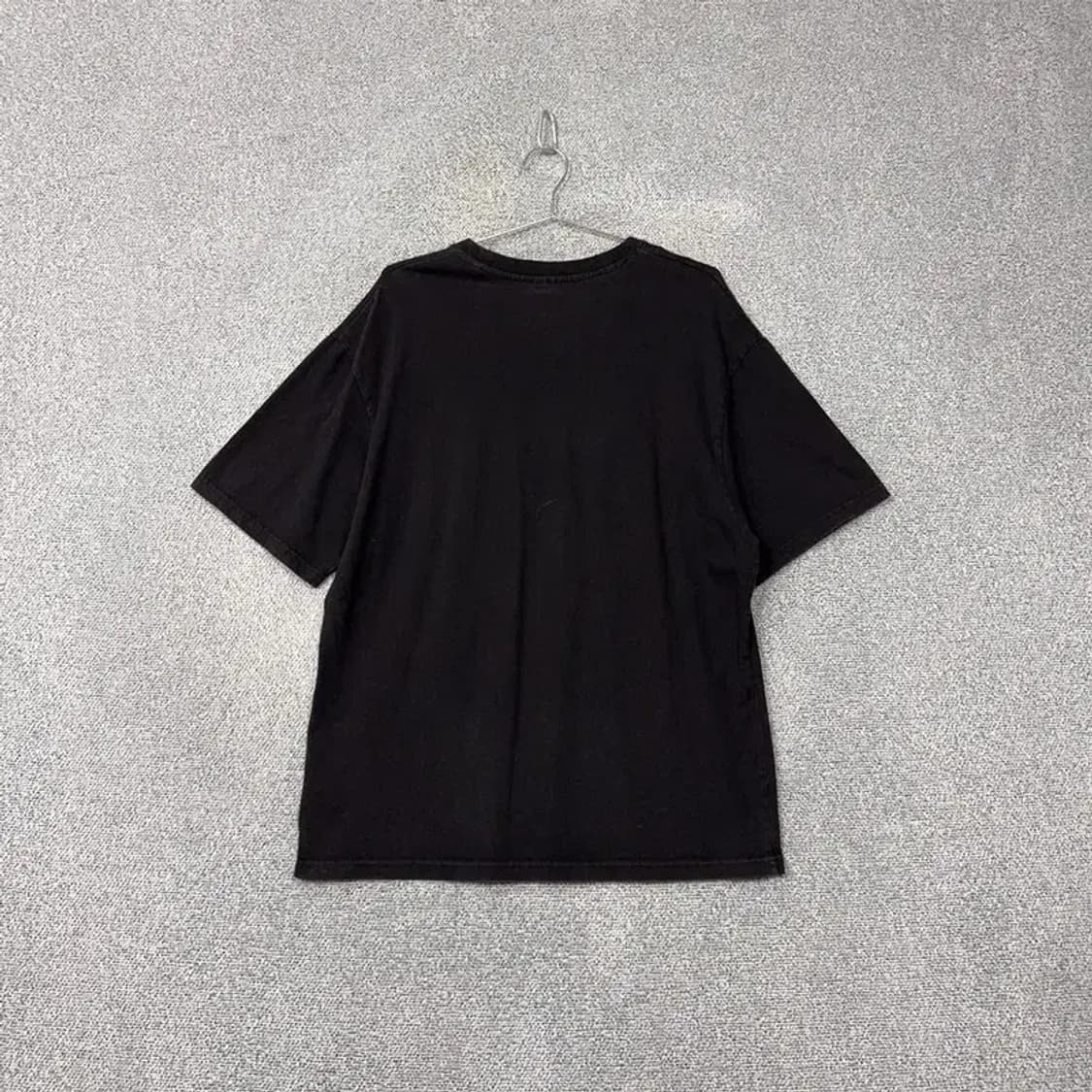 마하그리드 프린팅 블랙 박스핏 반팔 티 L 상품이미지2