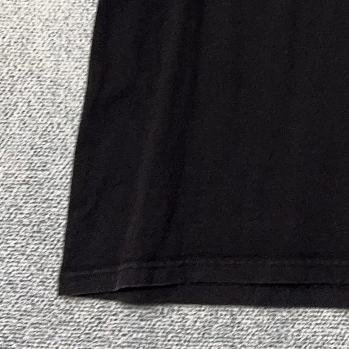 마하그리드 프린팅 블랙 박스핏 반팔 티 L 상품이미지4