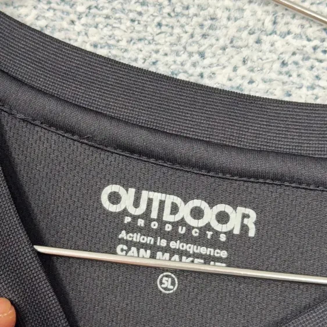 아웃도어 프로덕츠 프린팅 블랙 반팔 티 5L 상품이미지5