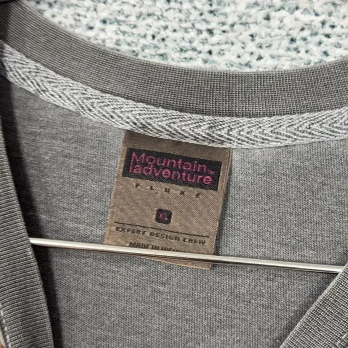 플루크 그레이 로고 피그먼트 빈티지 반팔 티 XL 상품이미지6