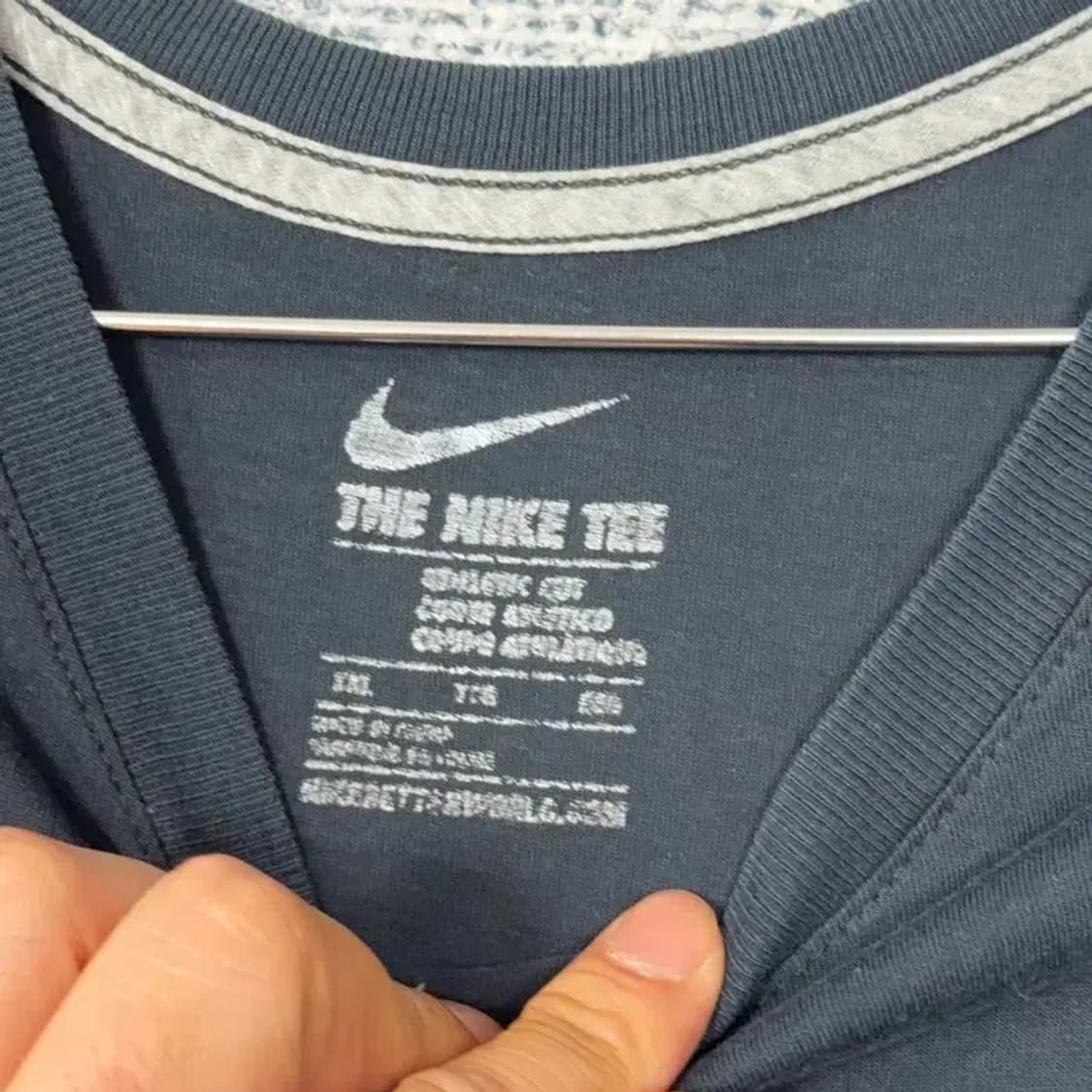 나이키 네이비 박스핏 반팔 티 XXL 상품이미지5