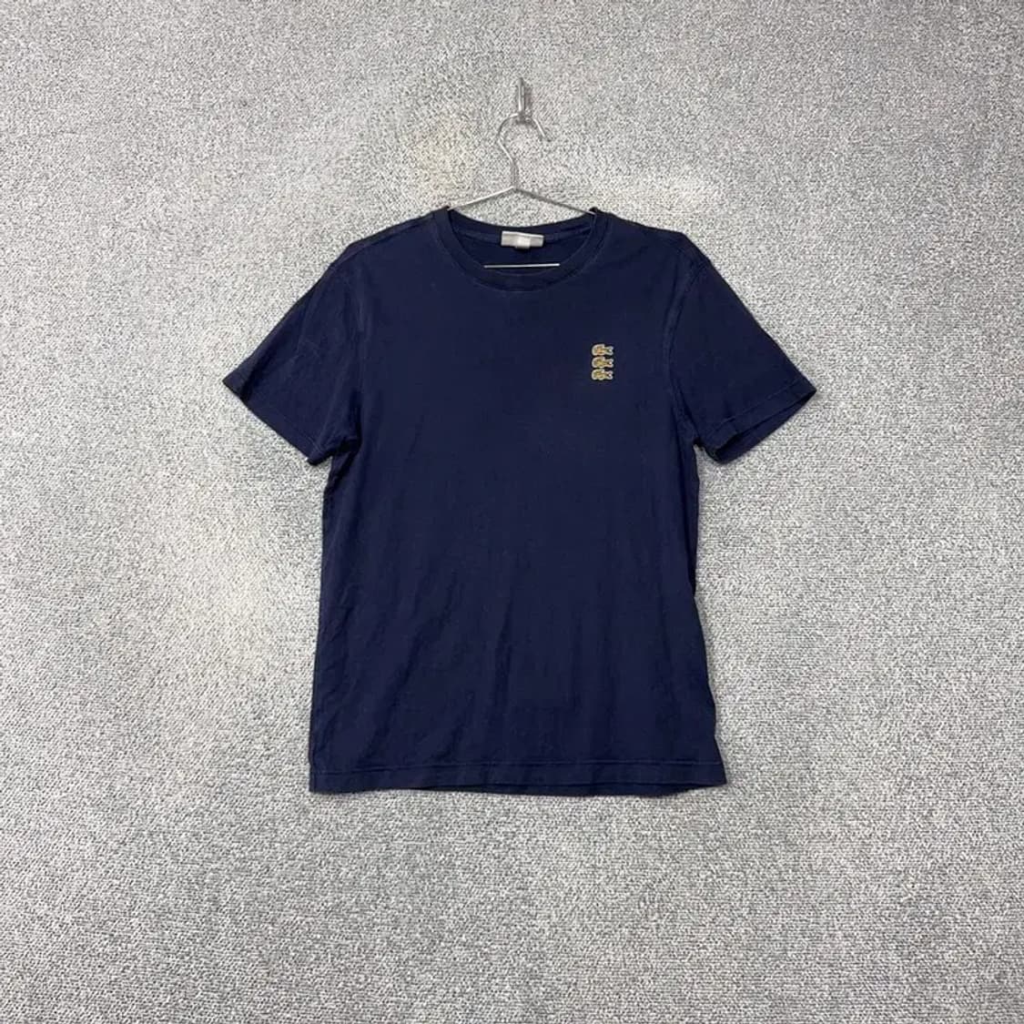 라코스테 네이비 심플 로고 반팔 티 95 상품이미지1