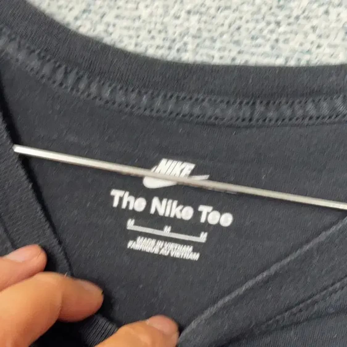 나이키 프린팅 블랙 반팔 티 M 상품이미지3