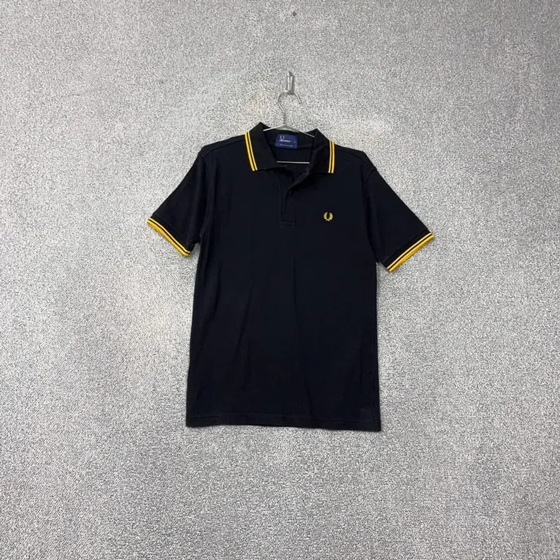 프레드페리 네이비 로고 캐주얼 반팔 카라티 S 상품이미지1