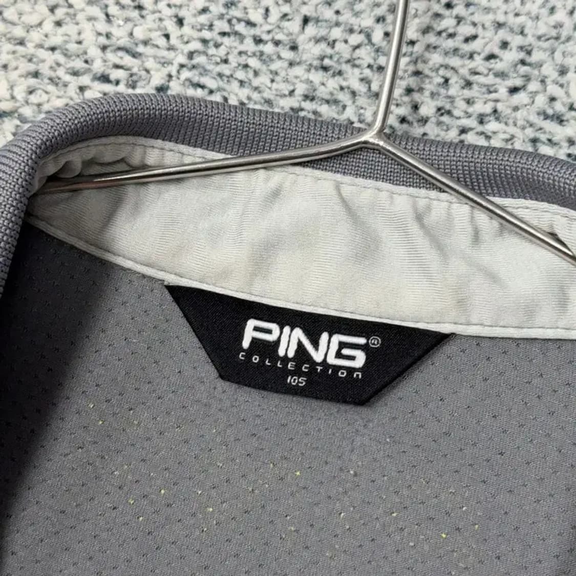 핑 라이트 그레이 골프 기능성 반팔 카라티 105 상품이미지3