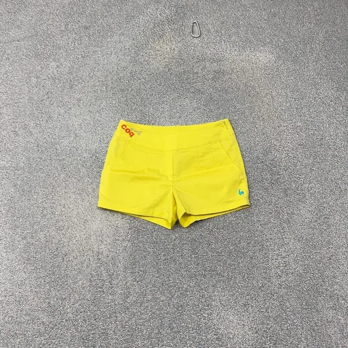 르꼬끄 스포츠 옐로우 골프 기능성 반바지 65-88 상품이미지1