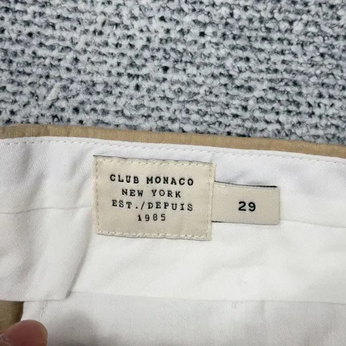 클럽모나코 베이지 린넨 바지 W30 상품이미지5