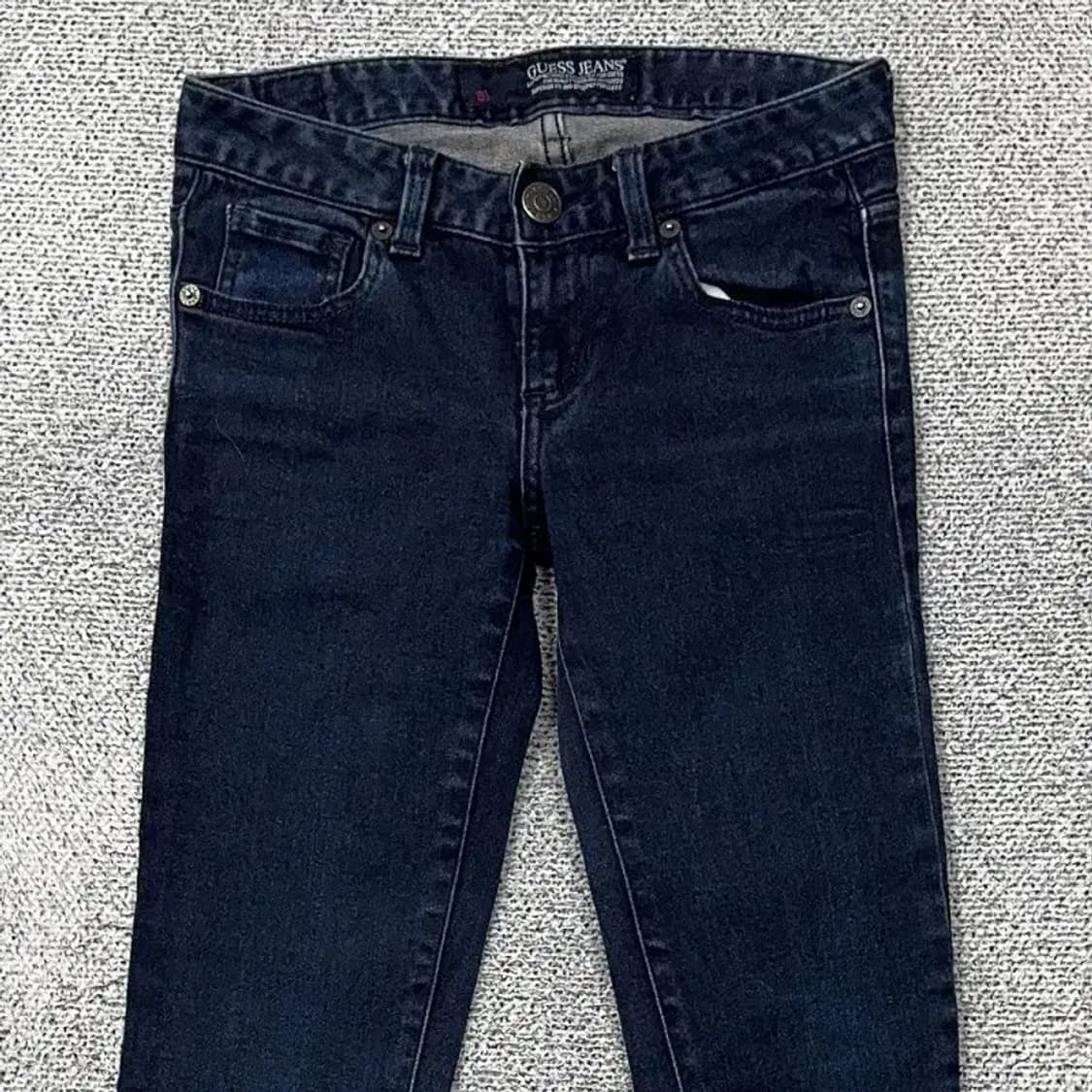 게스 실버 로고 여성 스키니진 58(24) 상품이미지3